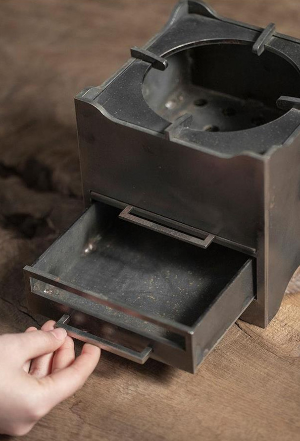 圍爐煮茶碳爐日式茶室鐵爐燒水炭爐涼爐煮茶加厚便攜式可拆燒烤爐(圖4) 圍爐煮茶碳爐日式茶室鐵爐燒水炭爐涼爐煮茶加厚便攜式可拆燒烤爐(圖4)