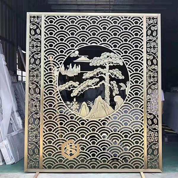 輕奢鋁板浮雕屏風(fēng)定制(圖1) 輕奢鋁板浮雕屏風(fēng)定制(圖1)