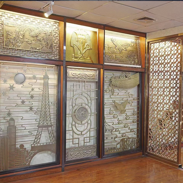 高端輕奢鋁雕隔斷屏風(fēng)壁畫(huà)(圖1) 高端輕奢鋁雕隔斷屏風(fēng)壁畫(huà)(圖1)