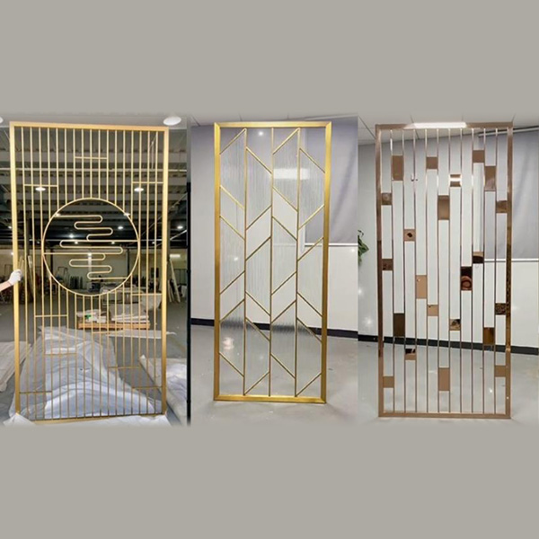 不銹鋼屏風(fēng)隔斷鏤空格柵客廳方通背景墻(圖1) 不銹鋼屏風(fēng)隔斷鏤空格柵客廳方通背景墻(圖1)