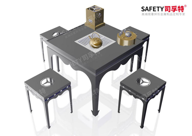 從“火塘烤茶”到“圍爐煮茶”，傳承中華茶文化 [精制鋼圍爐茶桌|炭火爐](圖9)