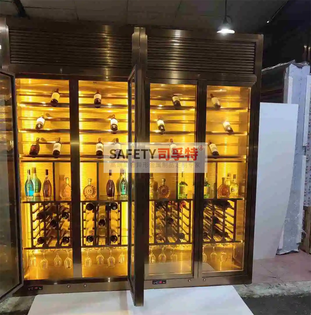 不銹鋼酒柜款式多樣，美觀時尚，經(jīng)久耐用(圖3)