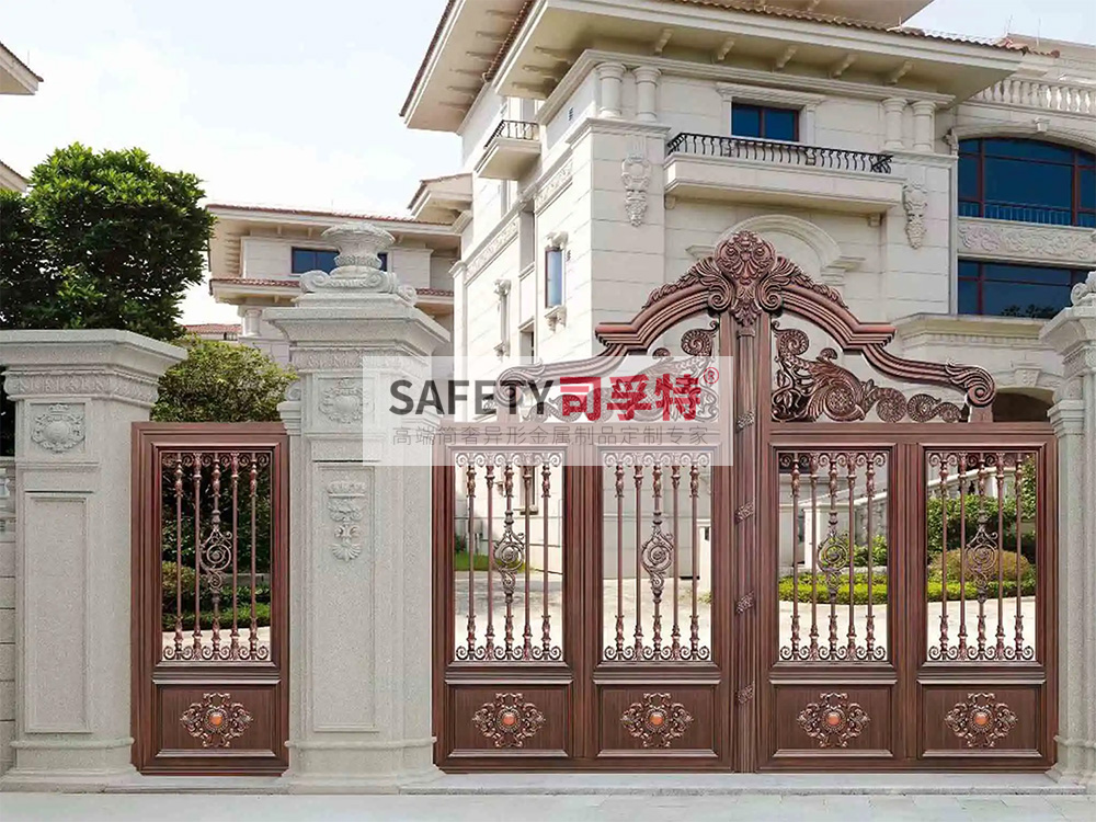 別墅大門用什么材質(zhì)好？[別墅銅門，鋁藝別墅大門](圖6)