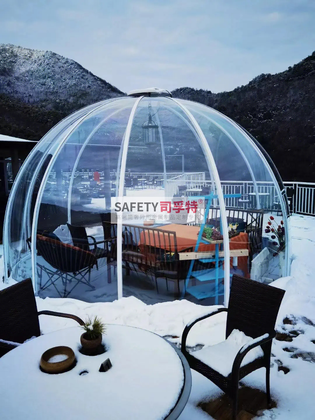 精制鋼透明民宿屋，仰望星空如夢(mèng)似幻，浪漫至極(圖3)