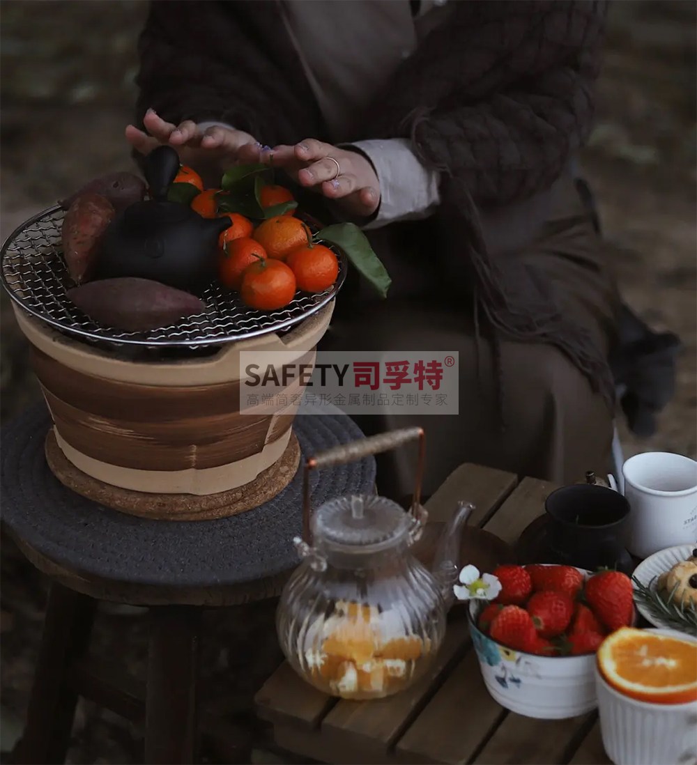 圍爐煮茶小貼士：火災(zāi)、中毒、燙傷需防范[精制鋼圍爐茶桌](圖3)