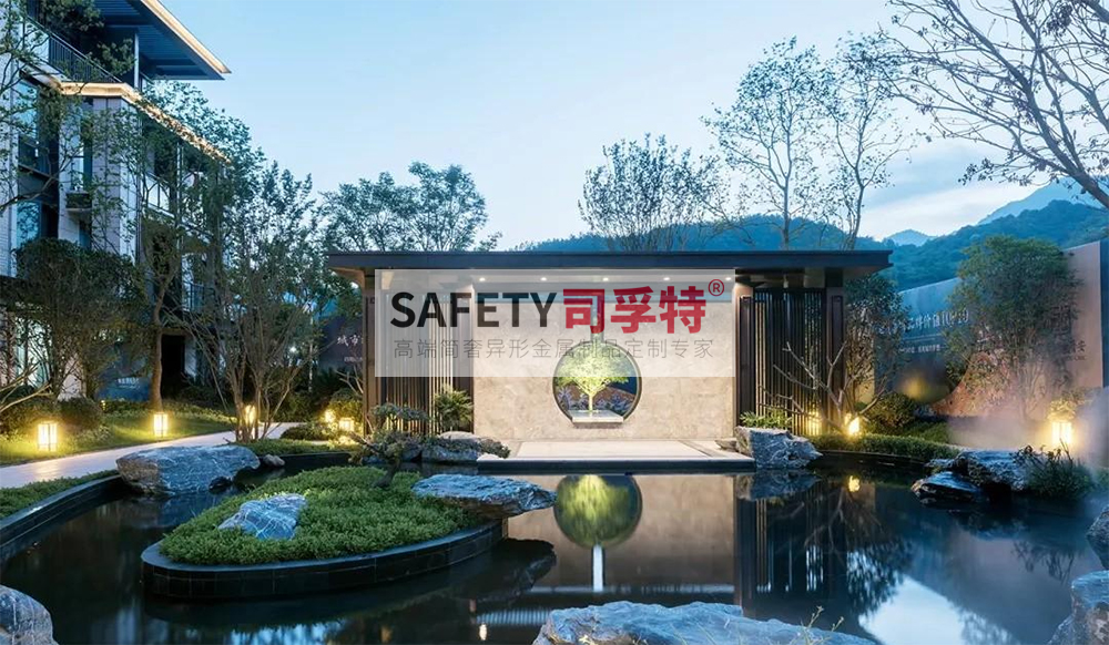 庭院景觀設(shè)計(jì):精制不銹鋼(鋁藝)涼亭搭配智能遮陽(yáng)(圖6) 庭院景觀設(shè)計(jì):精制不銹鋼(鋁藝)涼亭搭配智能遮陽(yáng)(圖6)