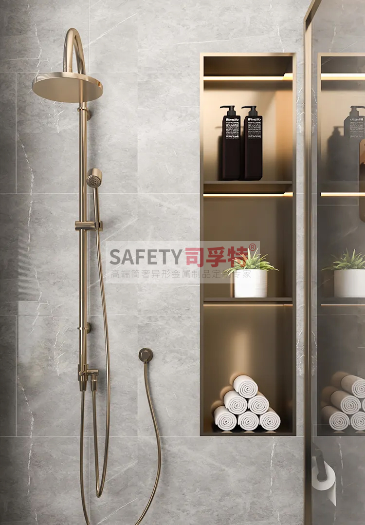 現(xiàn)代不銹鋼壁龕，墻內(nèi)收納空間設(shè)計首選[司孚特不銹鋼壁龕](圖1)