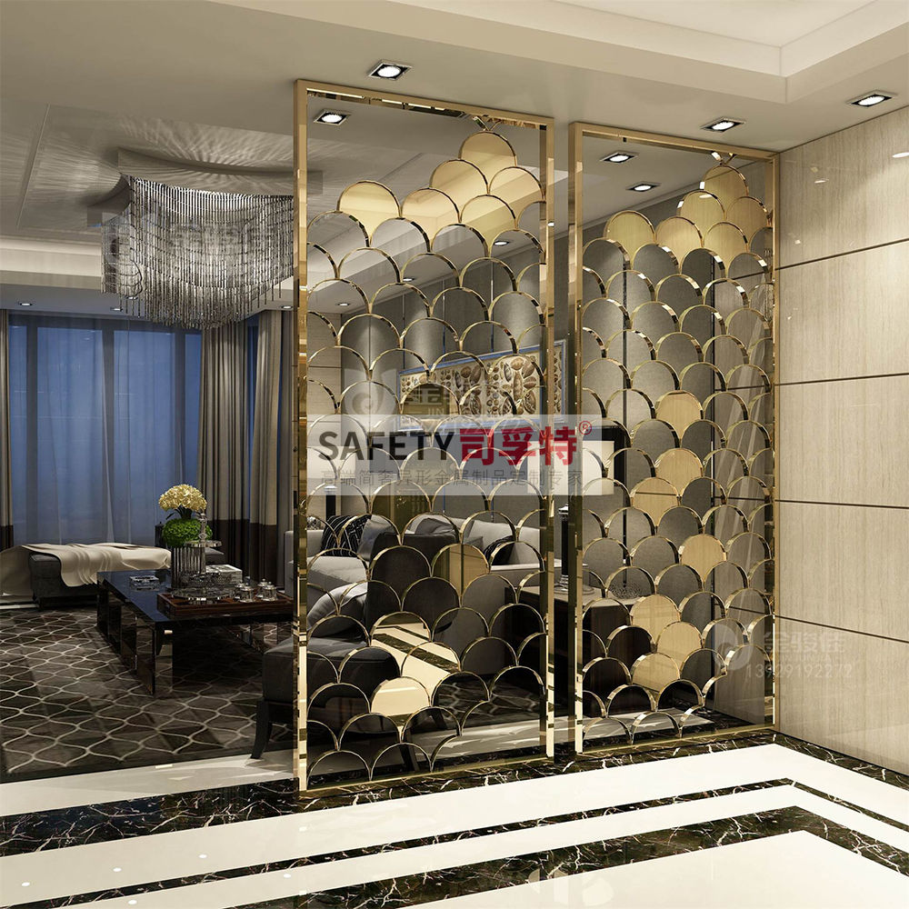 不銹鋼屏風隔斷有哪些特點[司孚特金屬屏風，不銹鋼屏風](圖1)