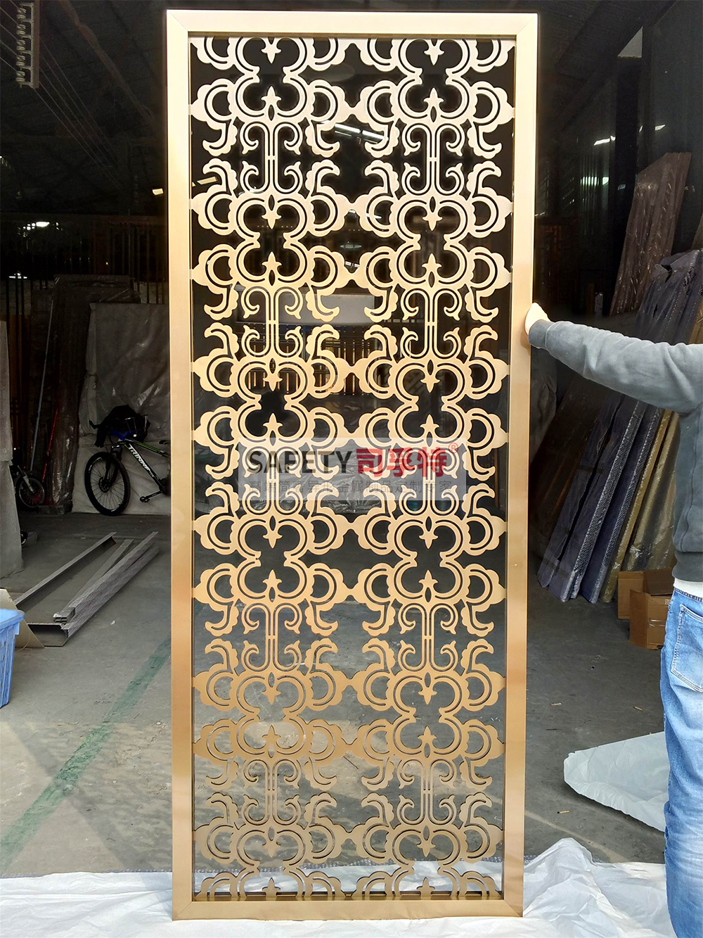 不銹鋼屏風隔斷有哪些特點[司孚特金屬屏風，不銹鋼屏風](圖2)